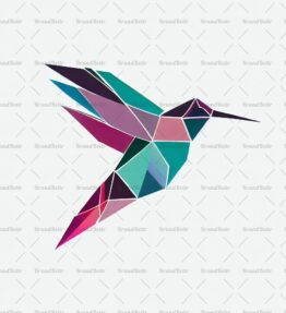 Geometrischer Kolibri